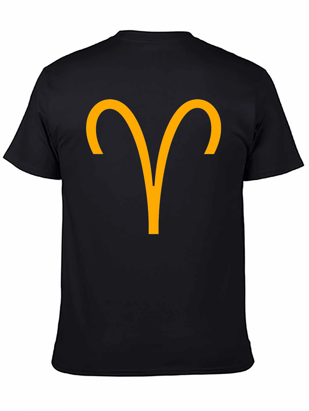 Aries Zodiac Sign Graphic T-Shirt - Black