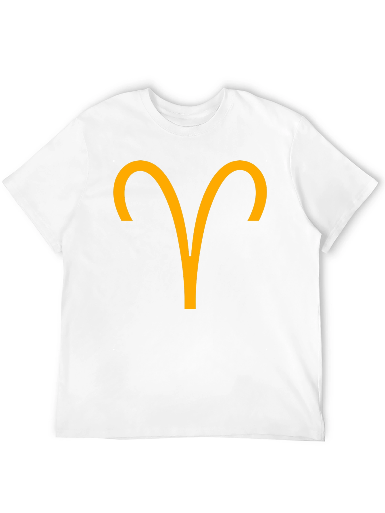 Aries Zodiac Sign Graphic T-Shirt - Black