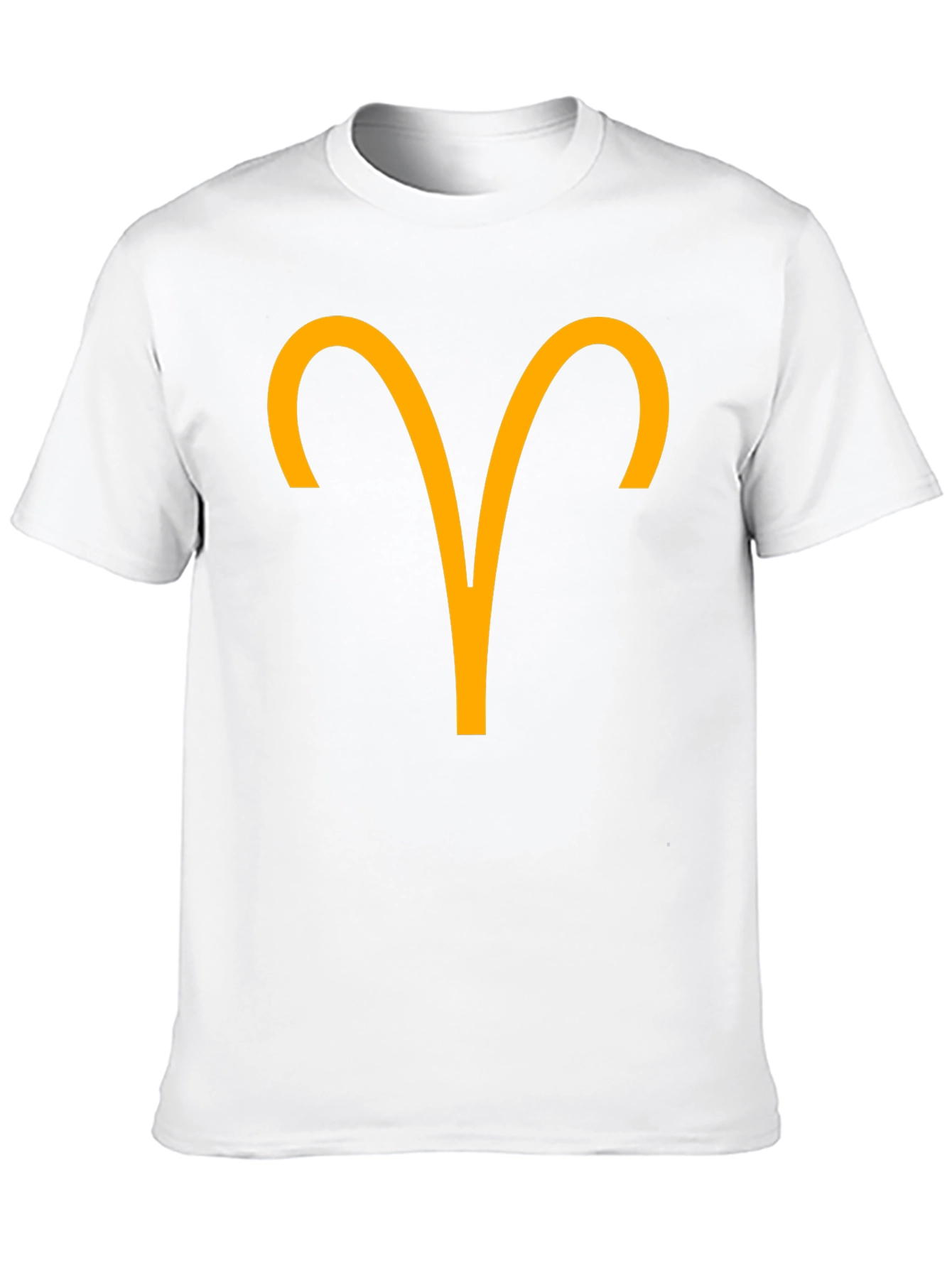 Aries Zodiac Sign Graphic T-Shirt - Black