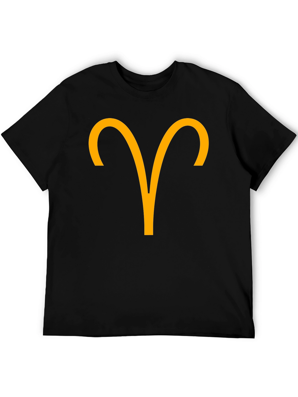 Aries Zodiac Sign Graphic T-Shirt - Black