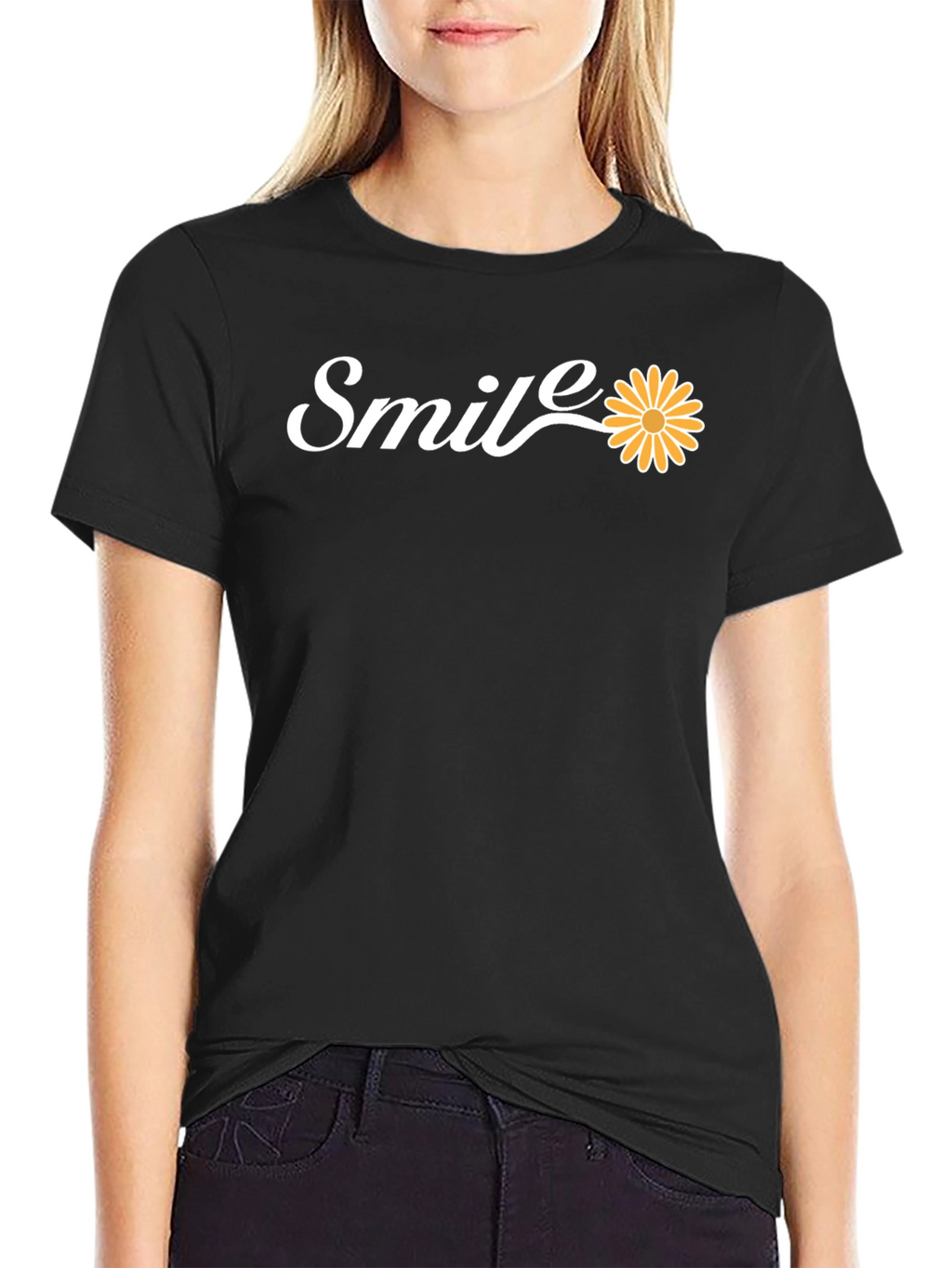 Smile Daisy T-Shirt - Stylish & Positive!