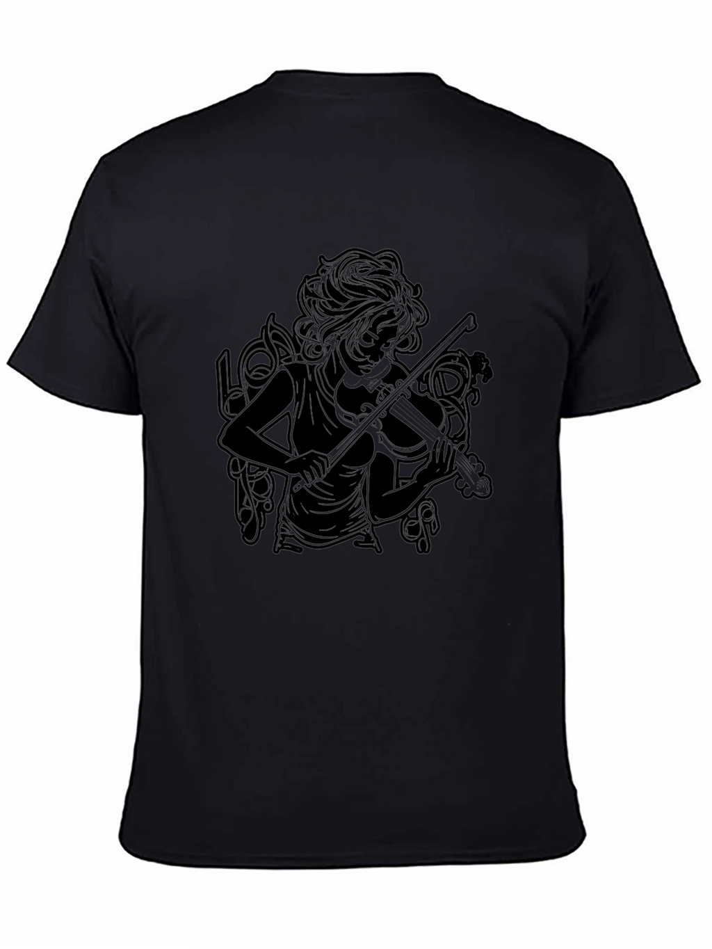 Musician Art Black T-Shirt - Stylish & Unique