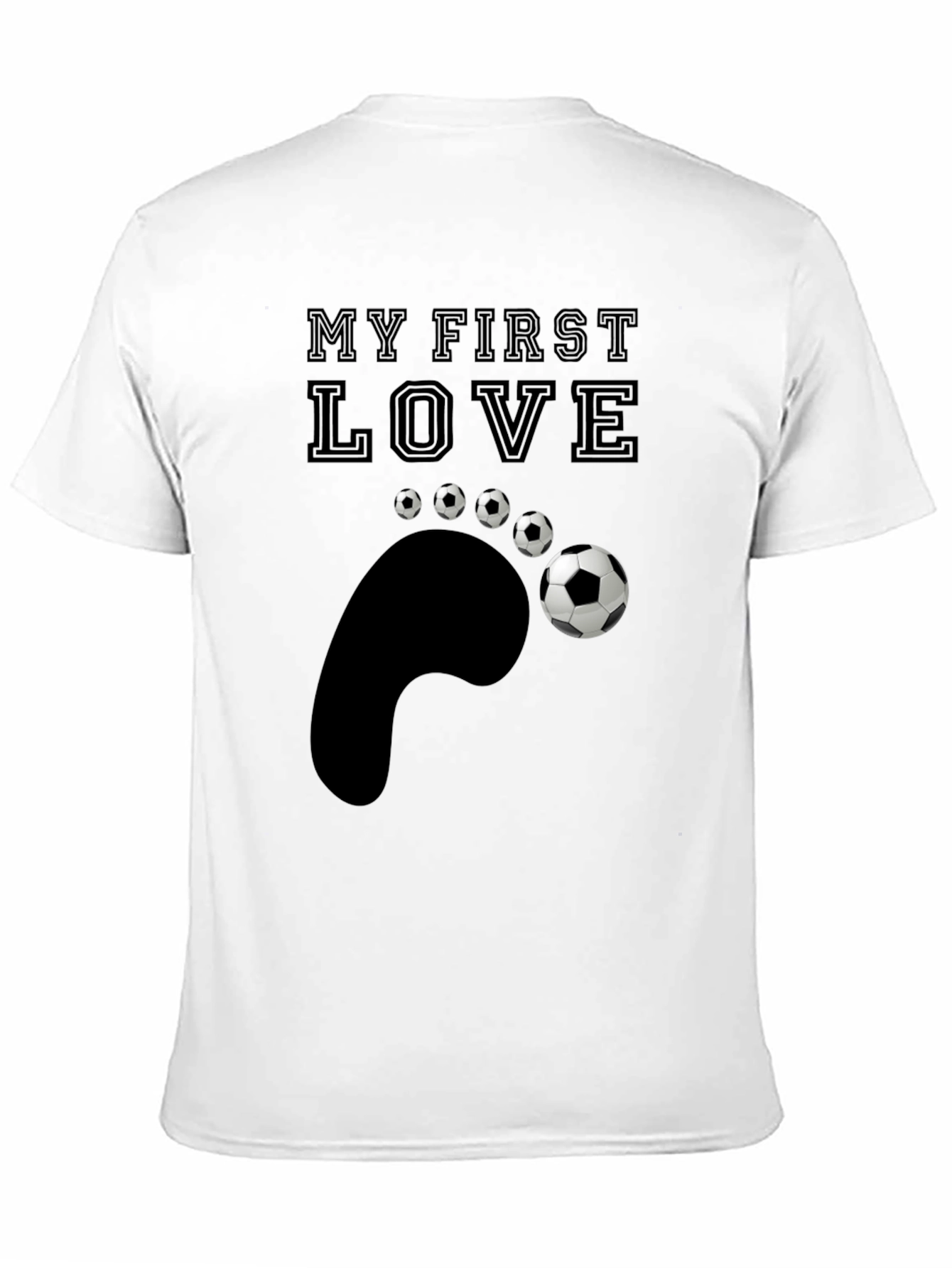 My First Love Soccer T-Shirt