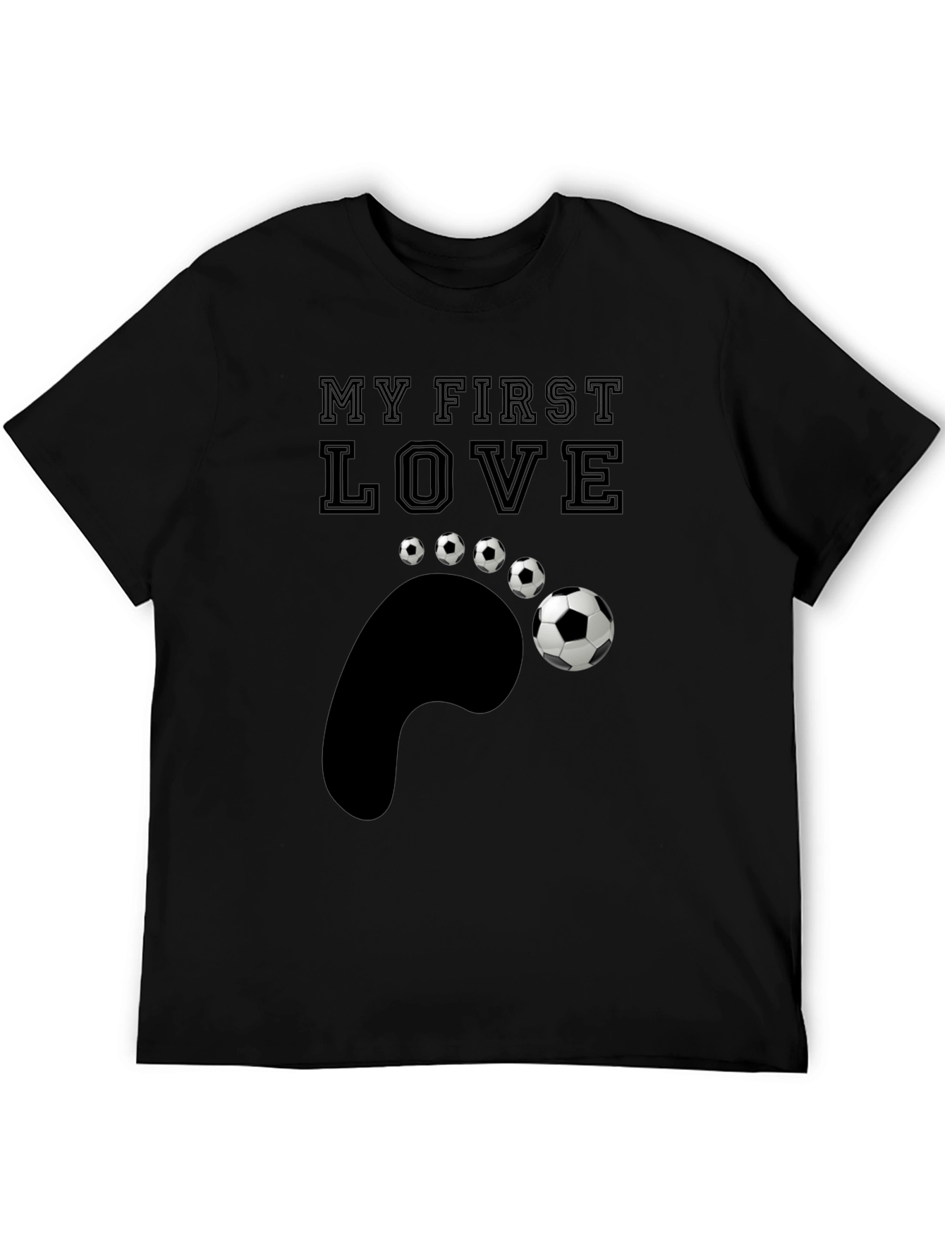 My First Love Soccer T-Shirt