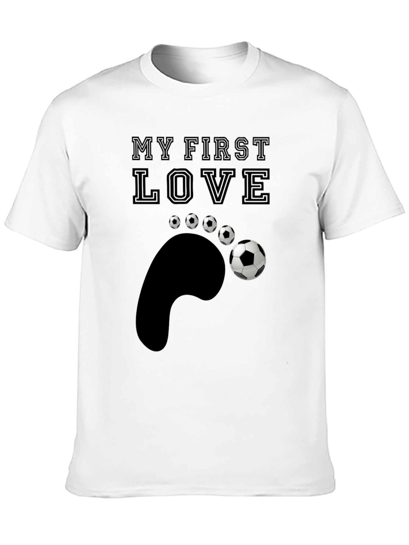 My First Love Soccer T-Shirt