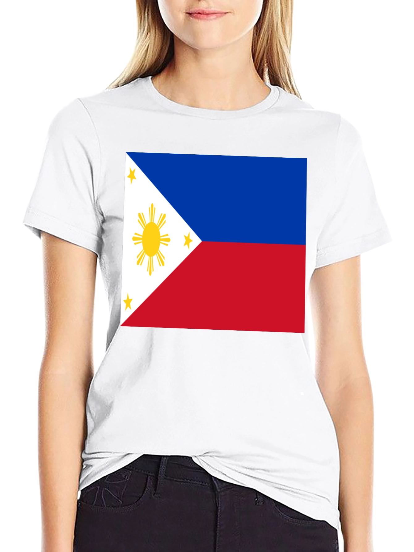 Philippine Flag Graphic Tee - Pinoy Pride Shirt