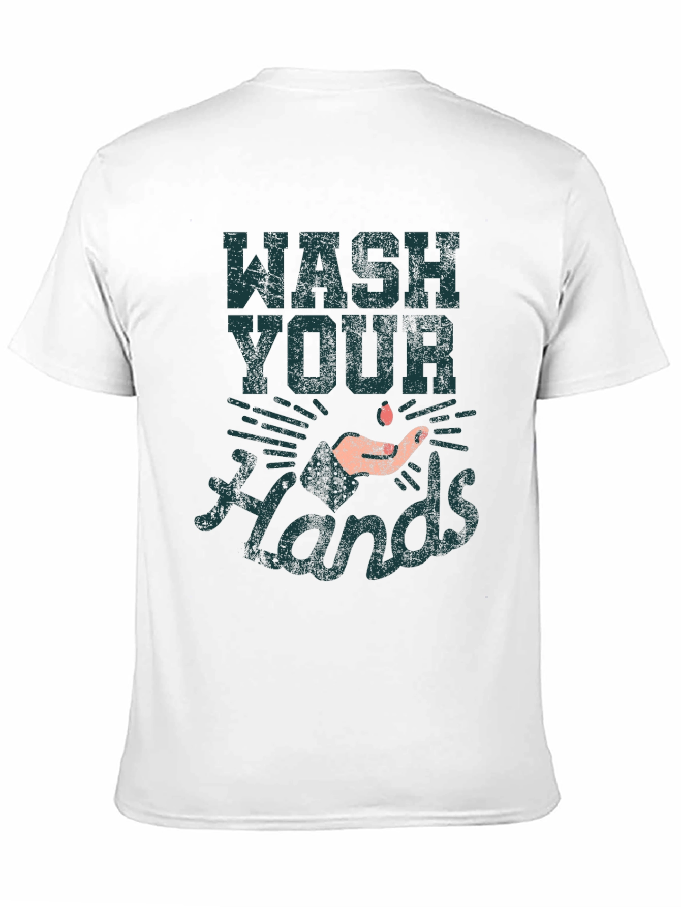 Wash Your Hands Graphic Print T-Shirt