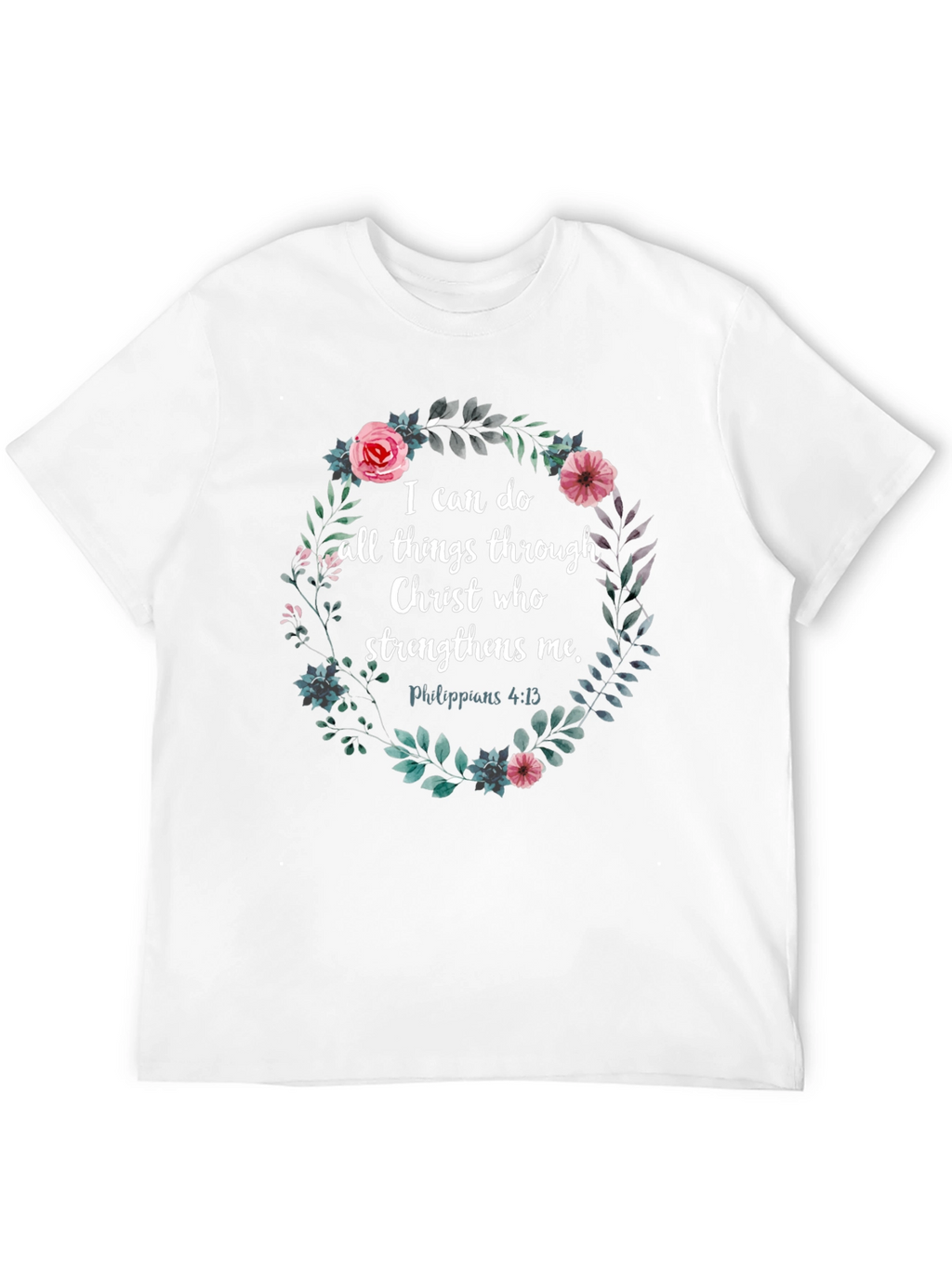 Floral Christian Verse T-Shirt