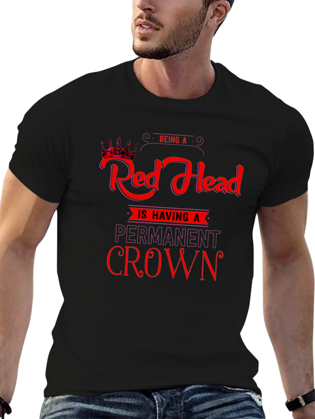 Redhead Permanent Crown Graphic Tee - Unisex