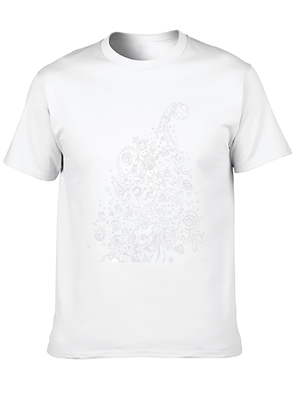 Astronaut Graphic Tee - Mens Black T-Shirt