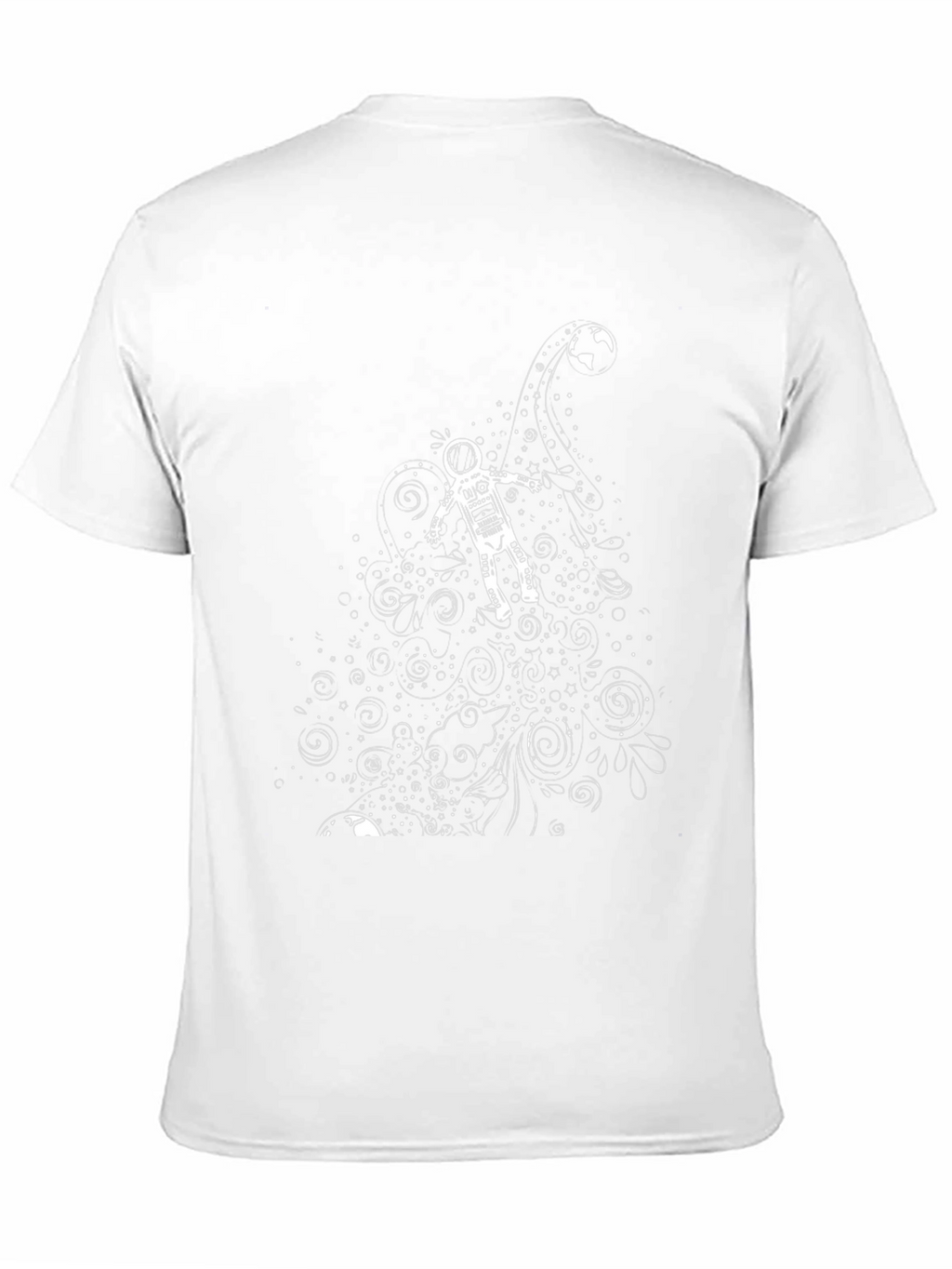 Astronaut Graphic Tee - Mens Black T-Shirt