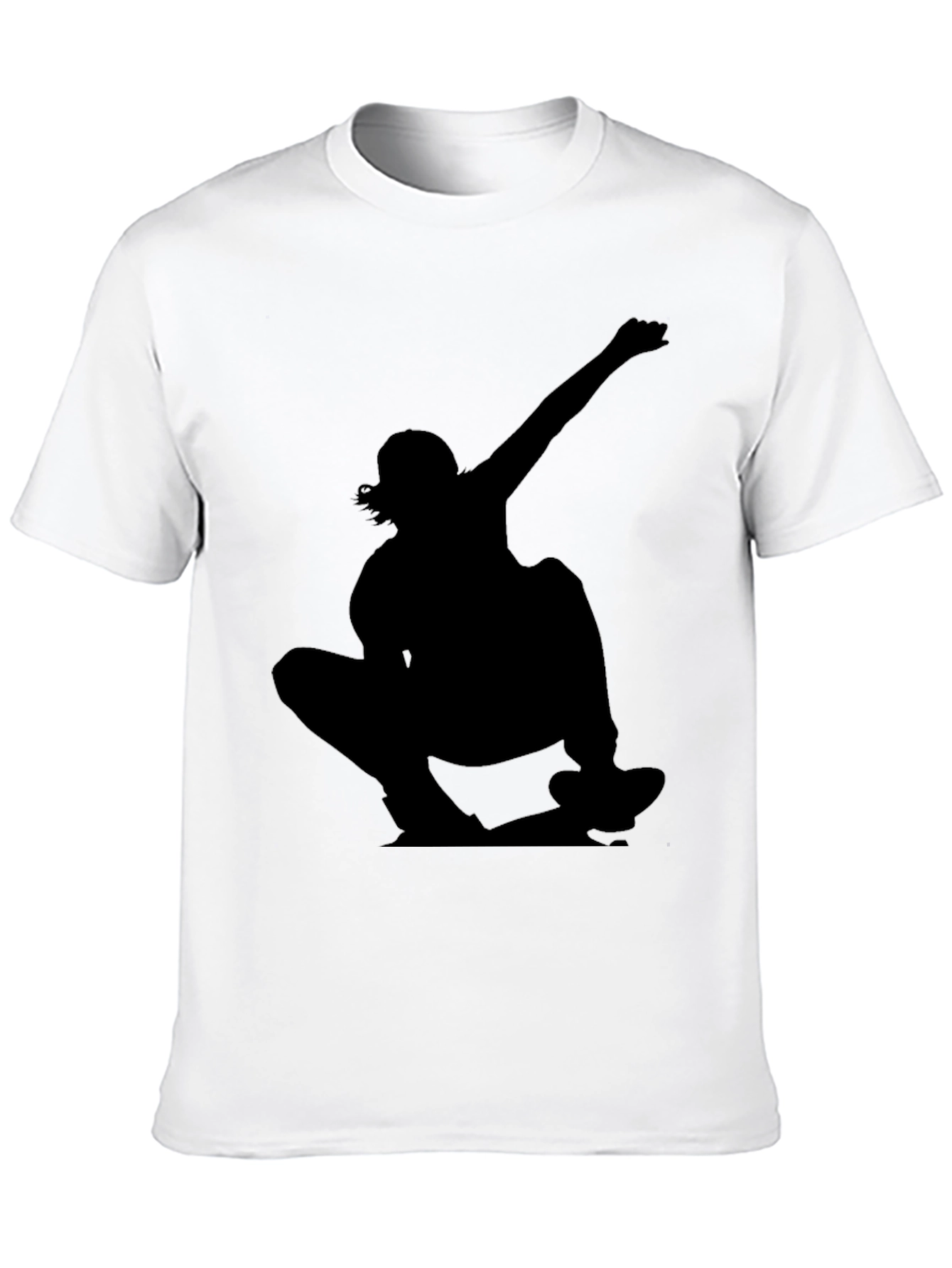 Skateboarder Silhouette Graphic Tee