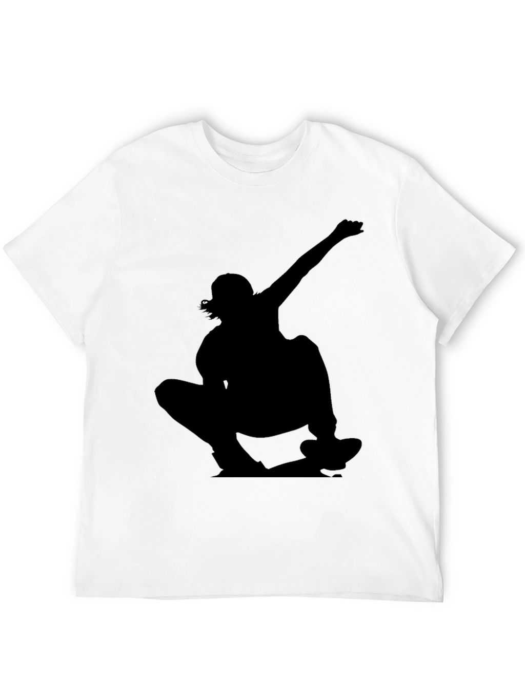Skateboarder Silhouette Graphic Tee