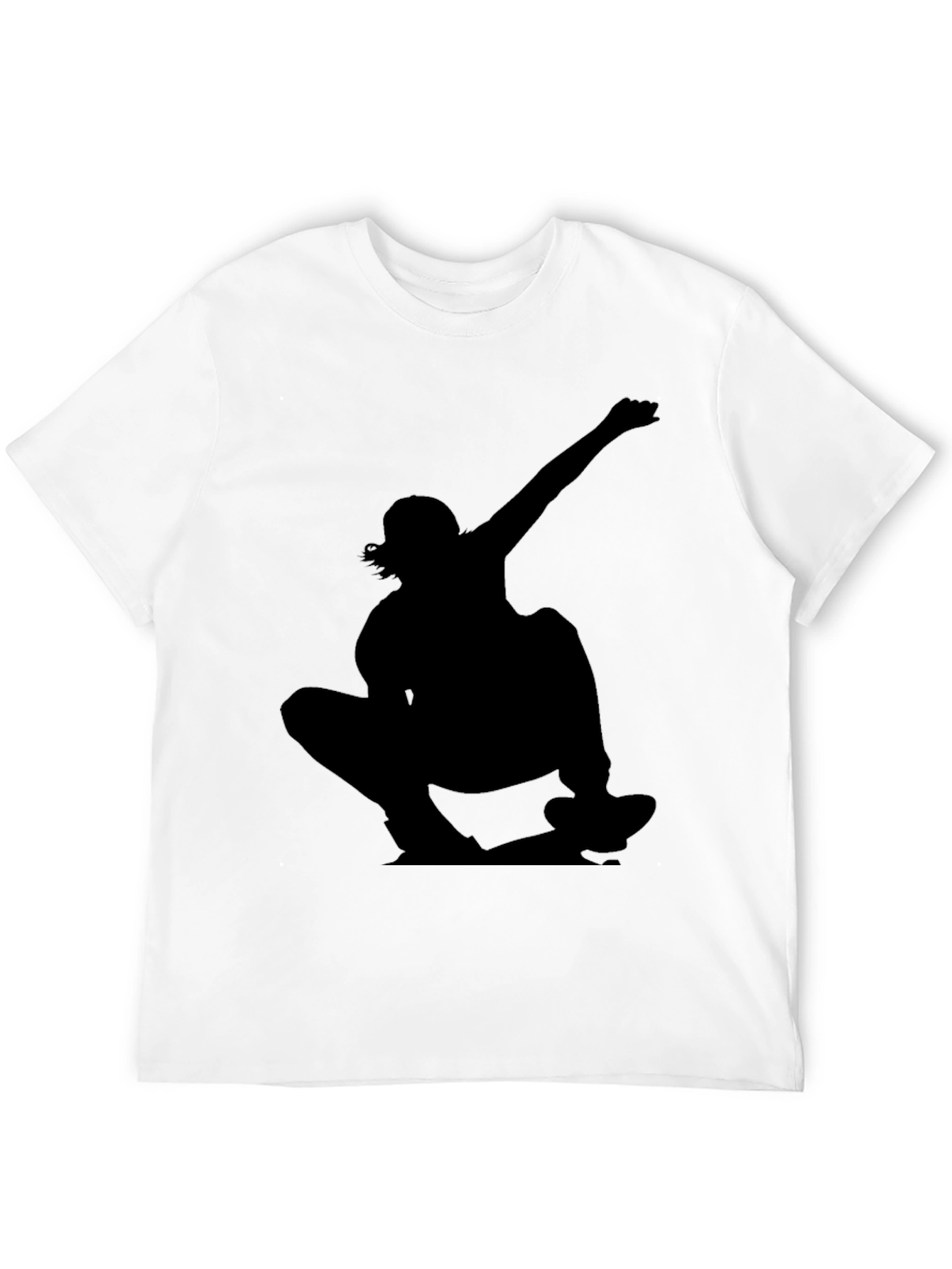 Skateboarder Silhouette Graphic Tee