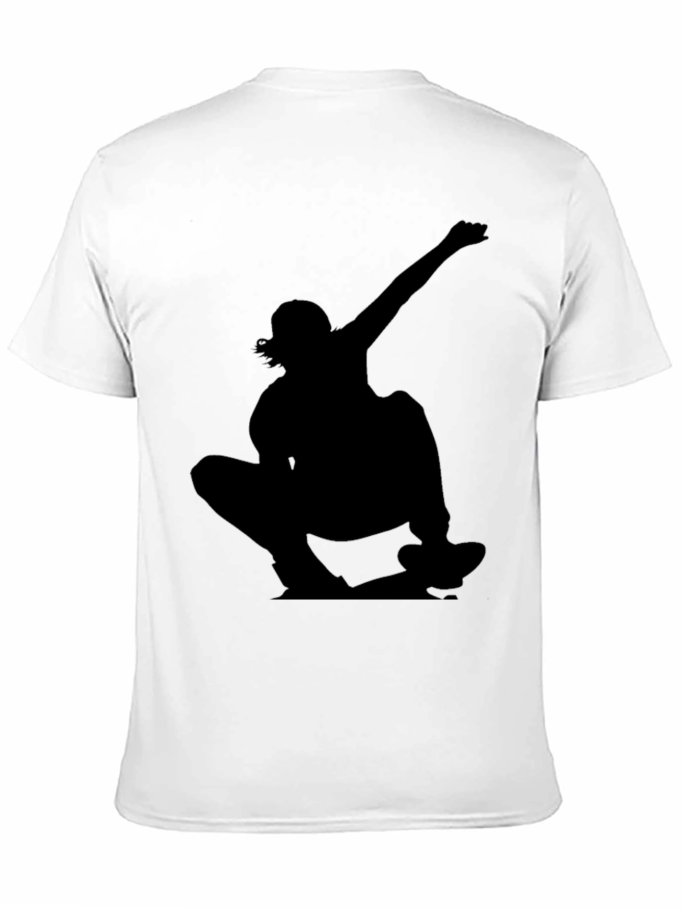 Skateboarder Silhouette Graphic Tee