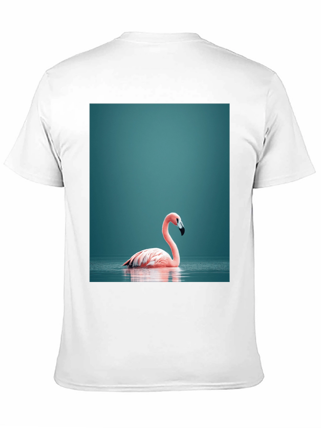 Flamingo Graphic Tee - Stylish Black Cotton T-Shirt