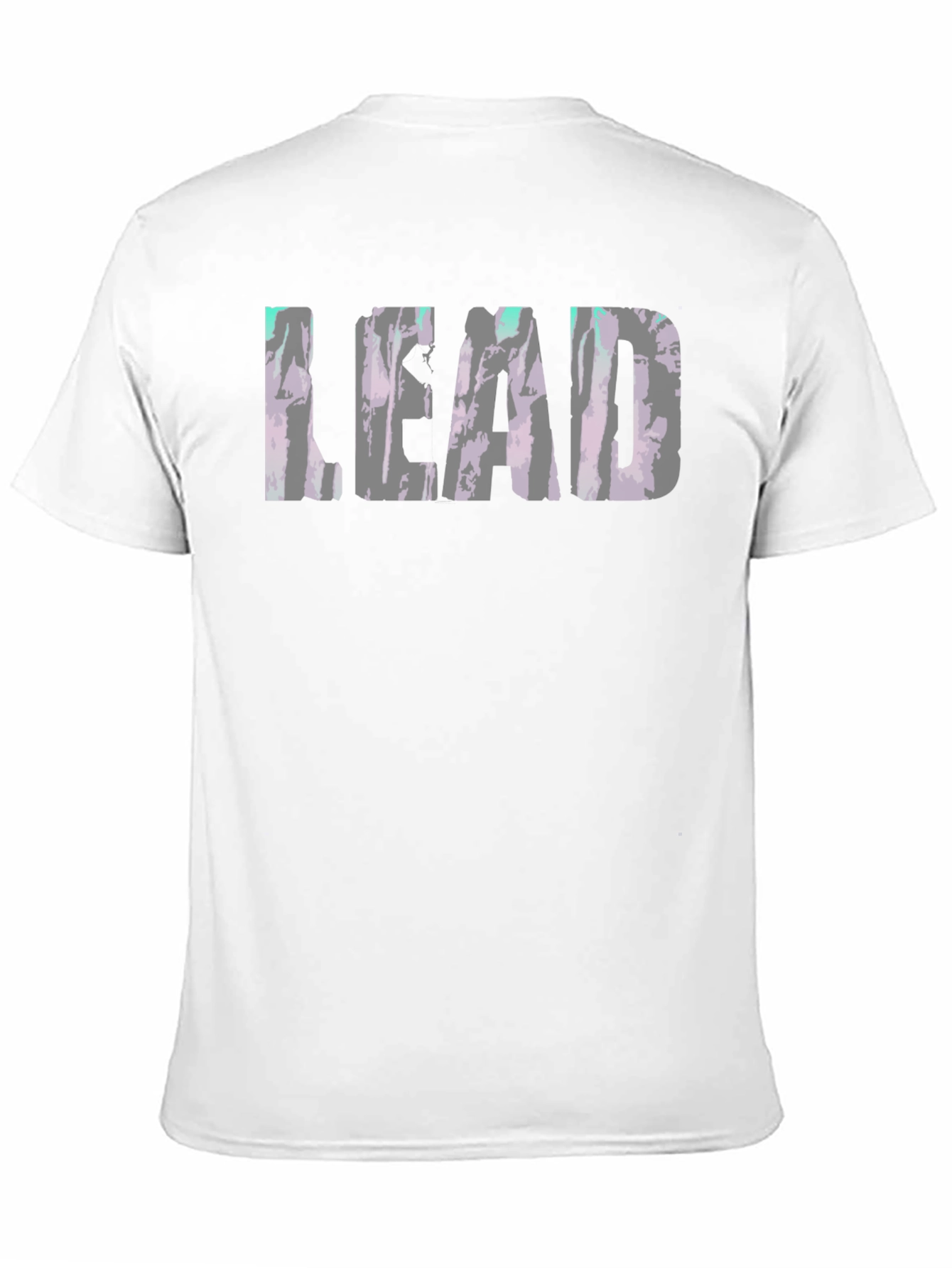 LEAD Graphic Print Black T-Shirt