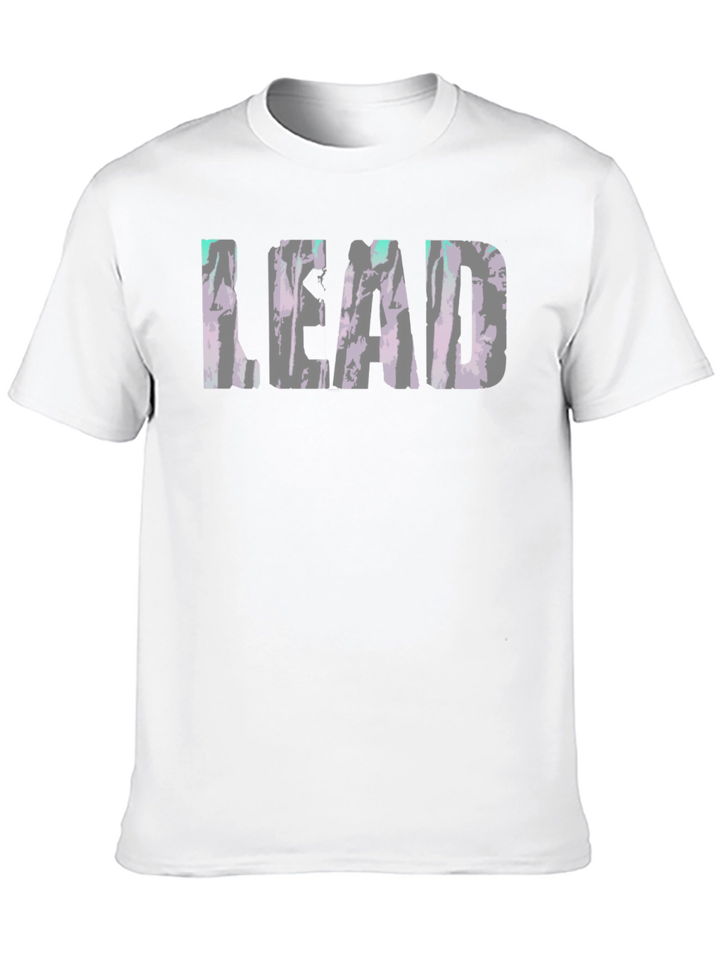 LEAD Graphic Print Black T-Shirt