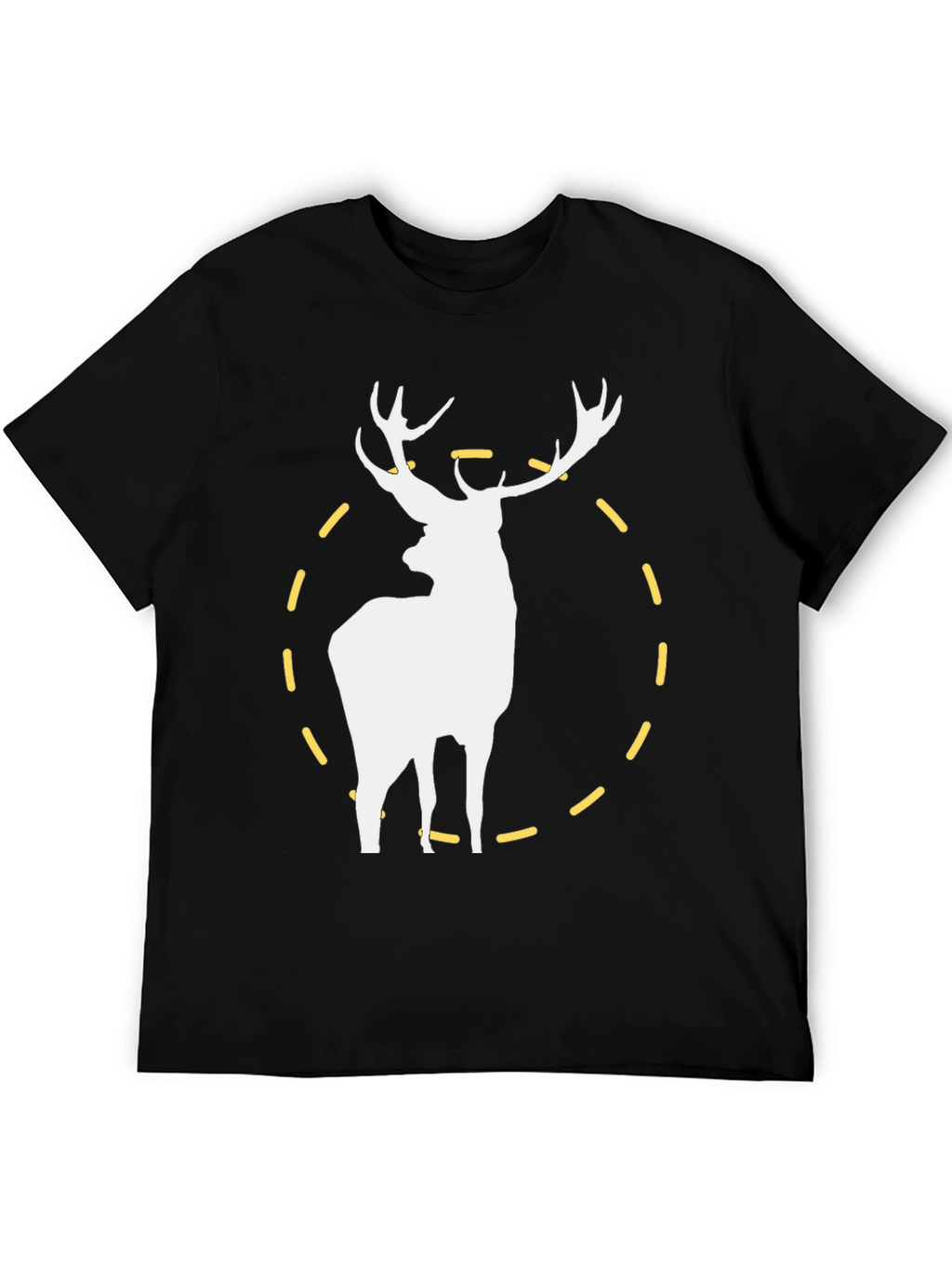Deer Graphic Tee - Mens Black T-Shirt
