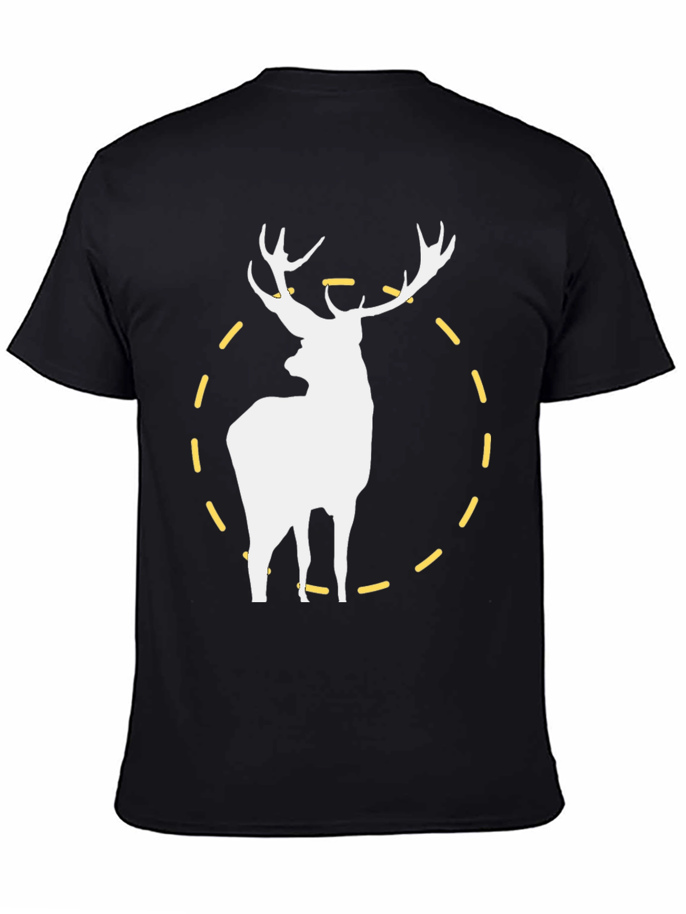 Deer Graphic Tee - Mens Black T-Shirt