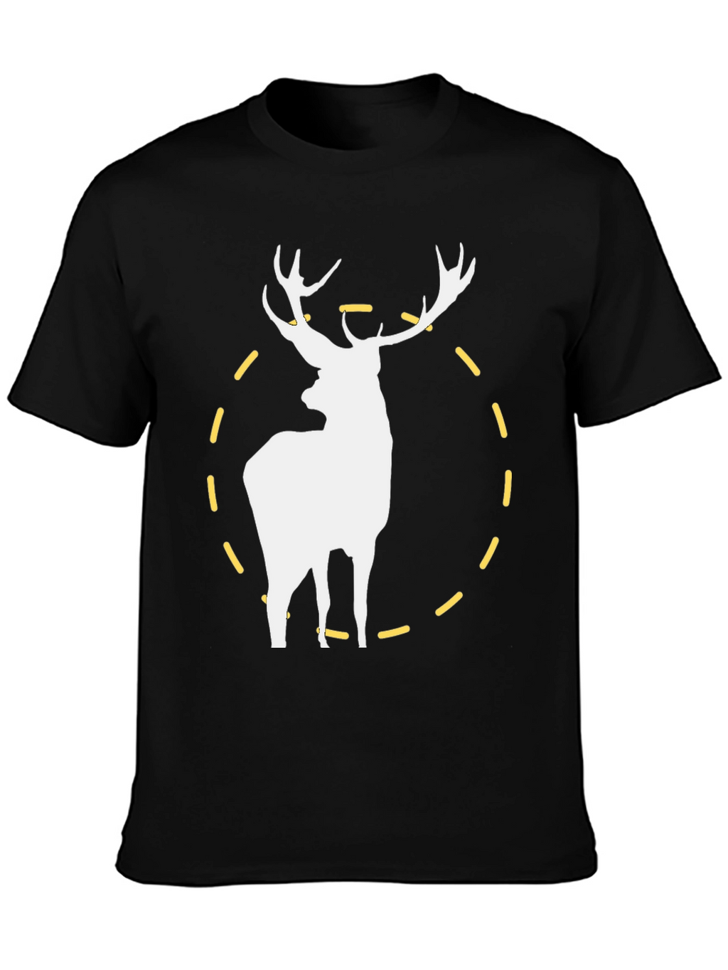 Deer Graphic Tee - Mens Black T-Shirt