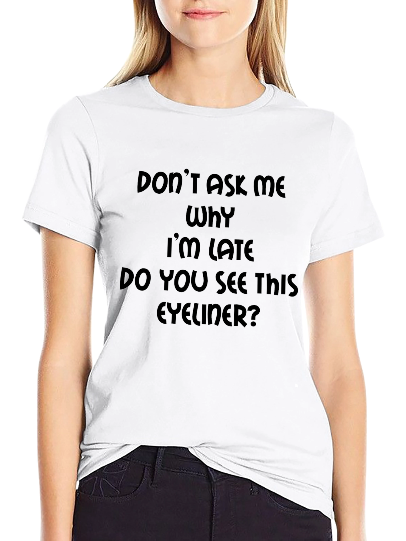 Funny Eyeliner Graphic T-Shirt