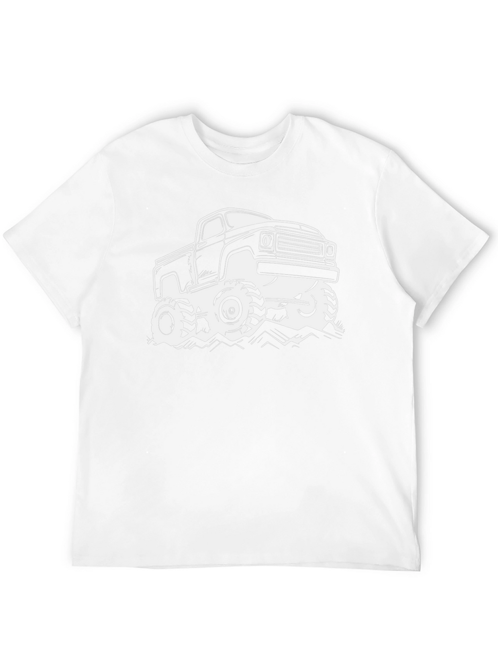 Monster Truck Graphic T-Shirt - Black