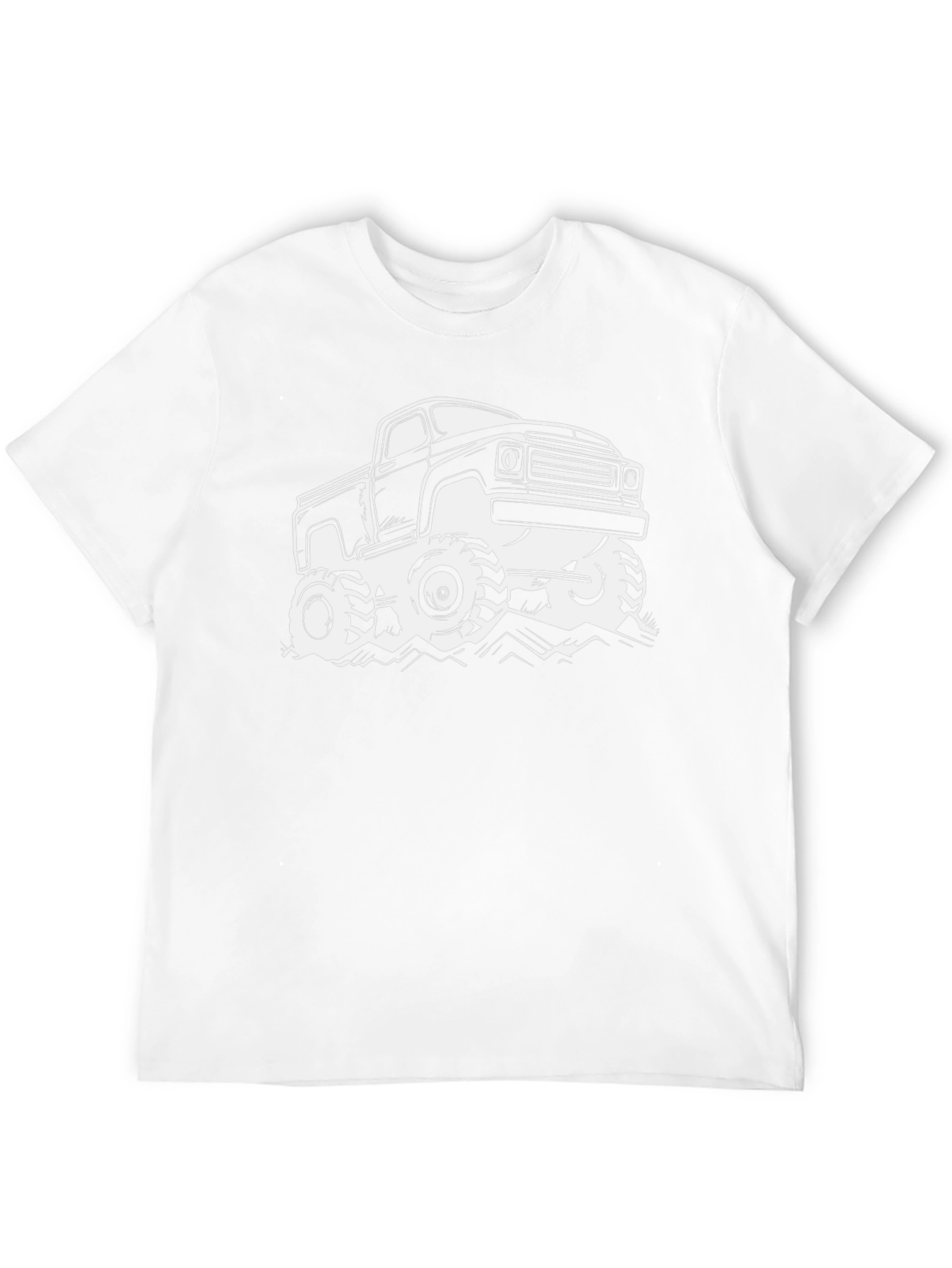 Monster Truck Graphic T-Shirt - Black