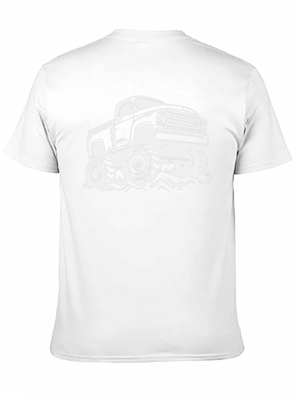 Monster Truck Graphic T-Shirt - Black