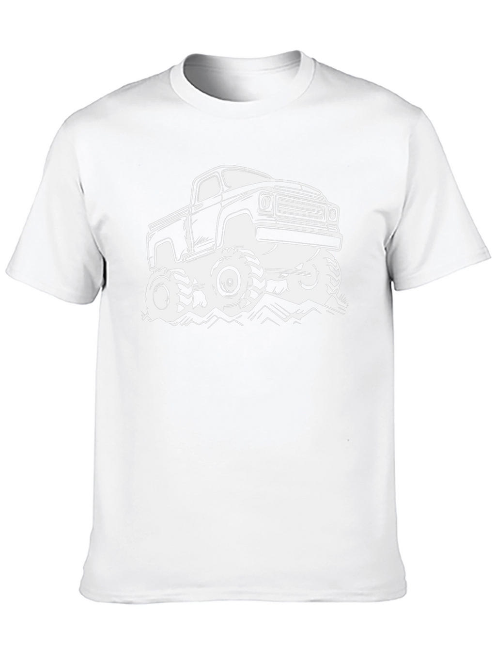 Monster Truck Graphic T-Shirt - Black