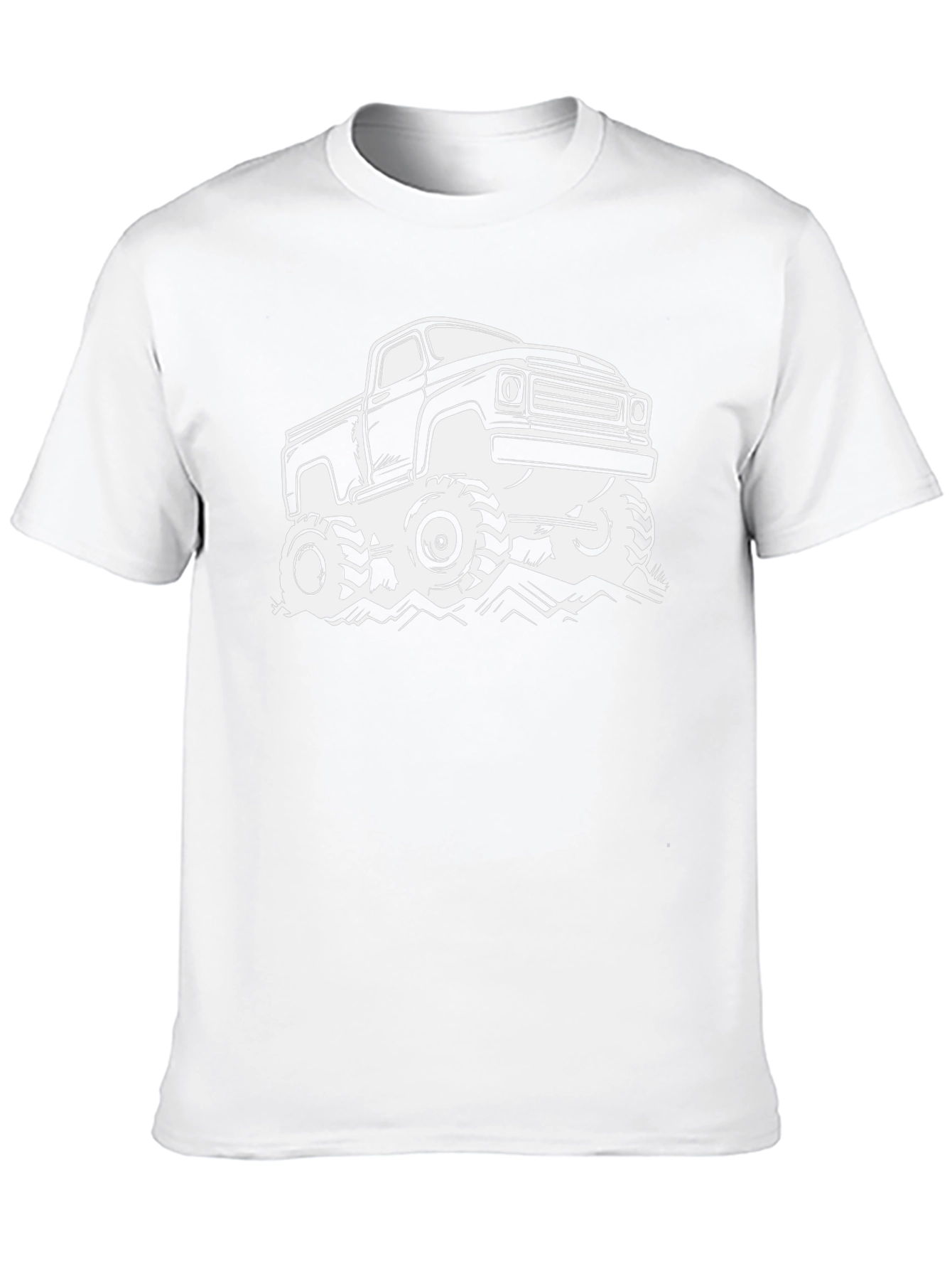 Monster Truck Graphic T-Shirt - Black