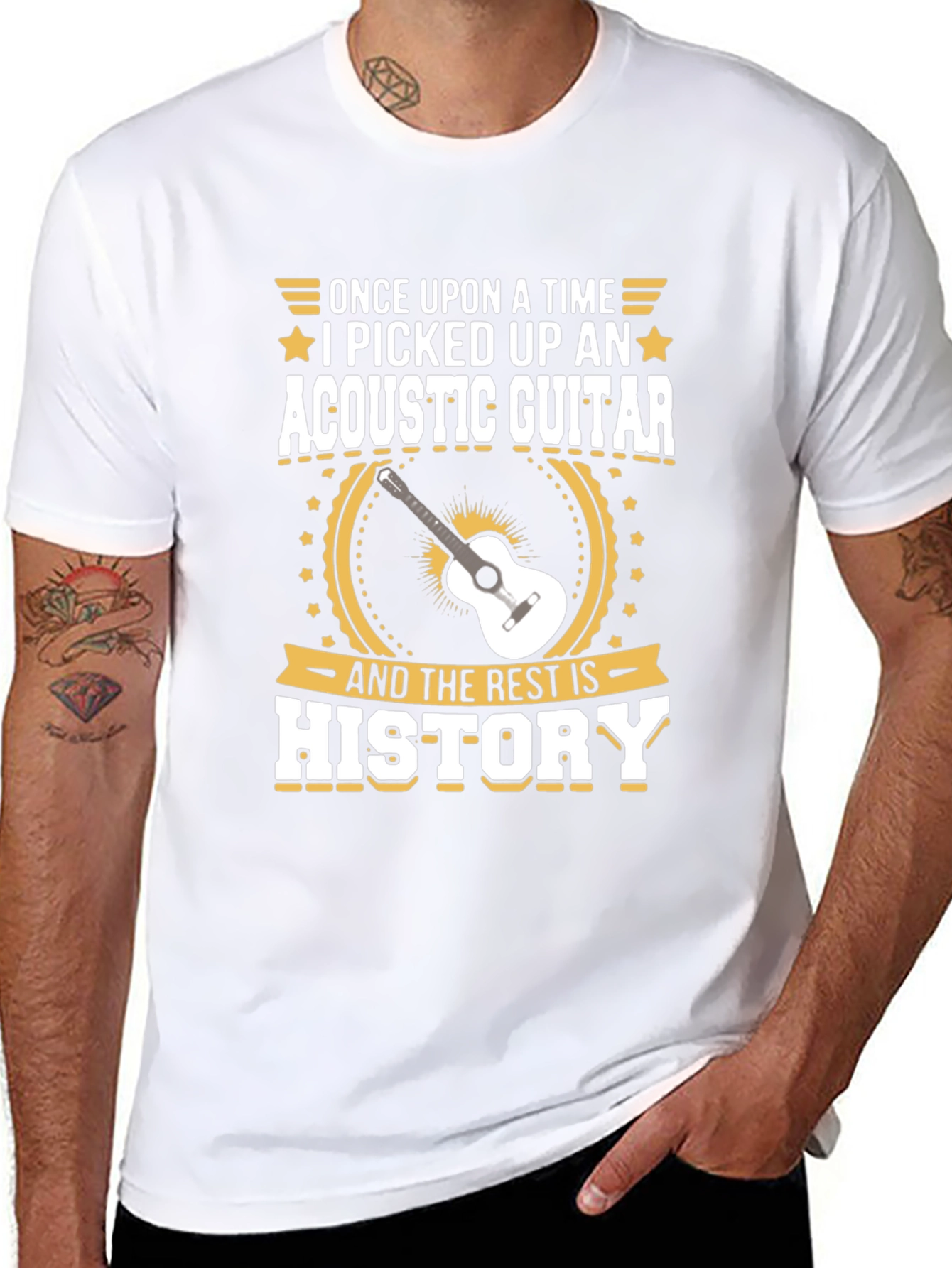 Acoustic Guitar History T-Shirt