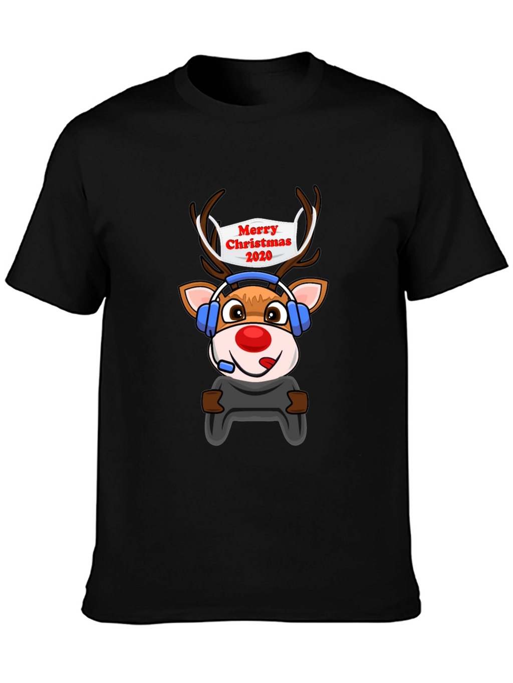 Merry Christmas 2020 Gaming Reindeer T-Shirt
