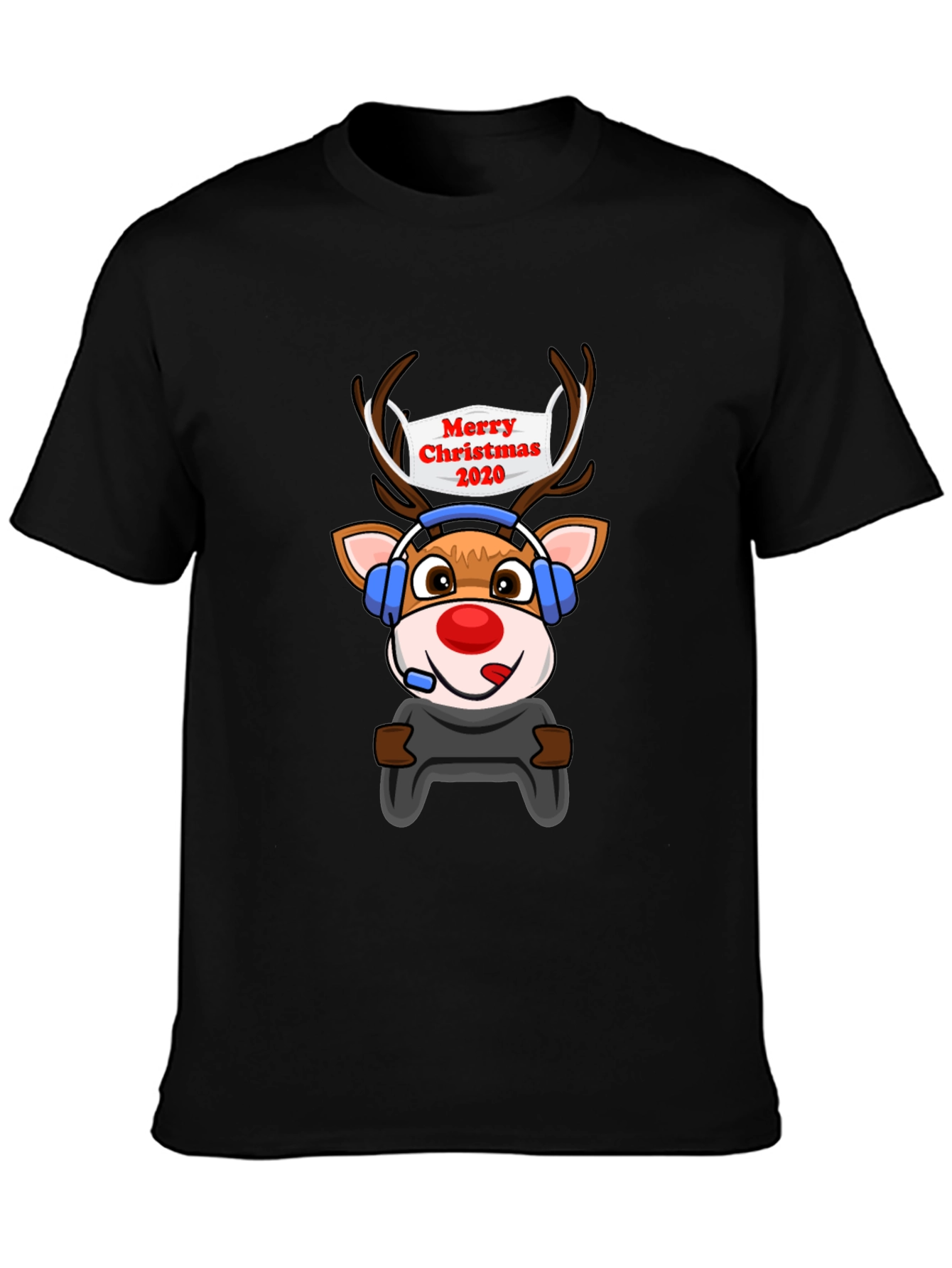 Merry Christmas 2020 Gaming Reindeer T-Shirt
