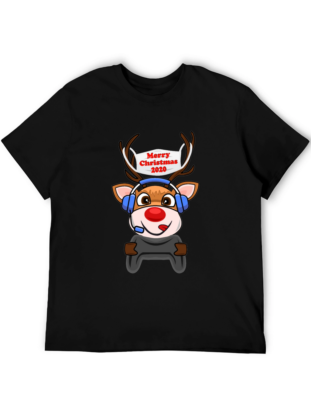 Merry Christmas 2020 Gaming Reindeer T-Shirt