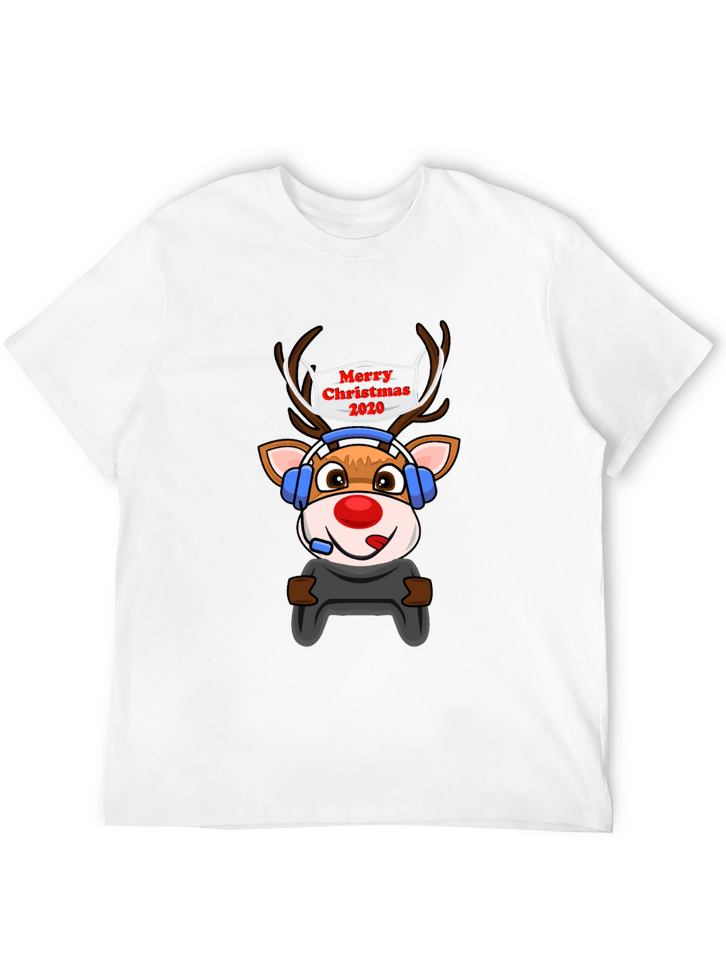 Merry Christmas 2020 Gaming Reindeer T-Shirt