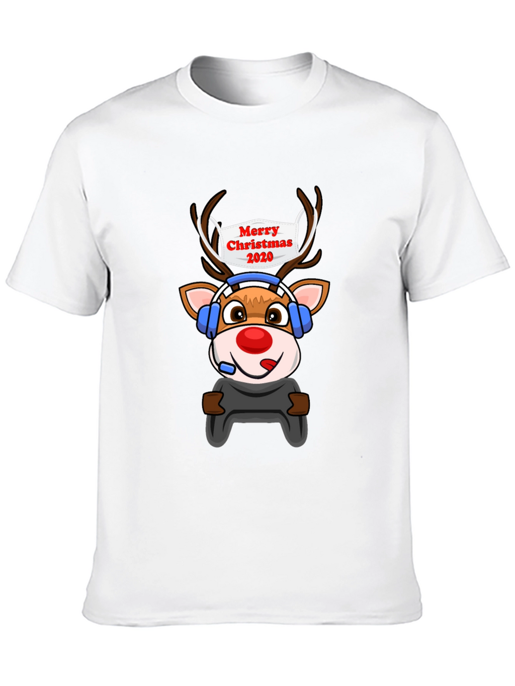 Merry Christmas 2020 Gaming Reindeer T-Shirt