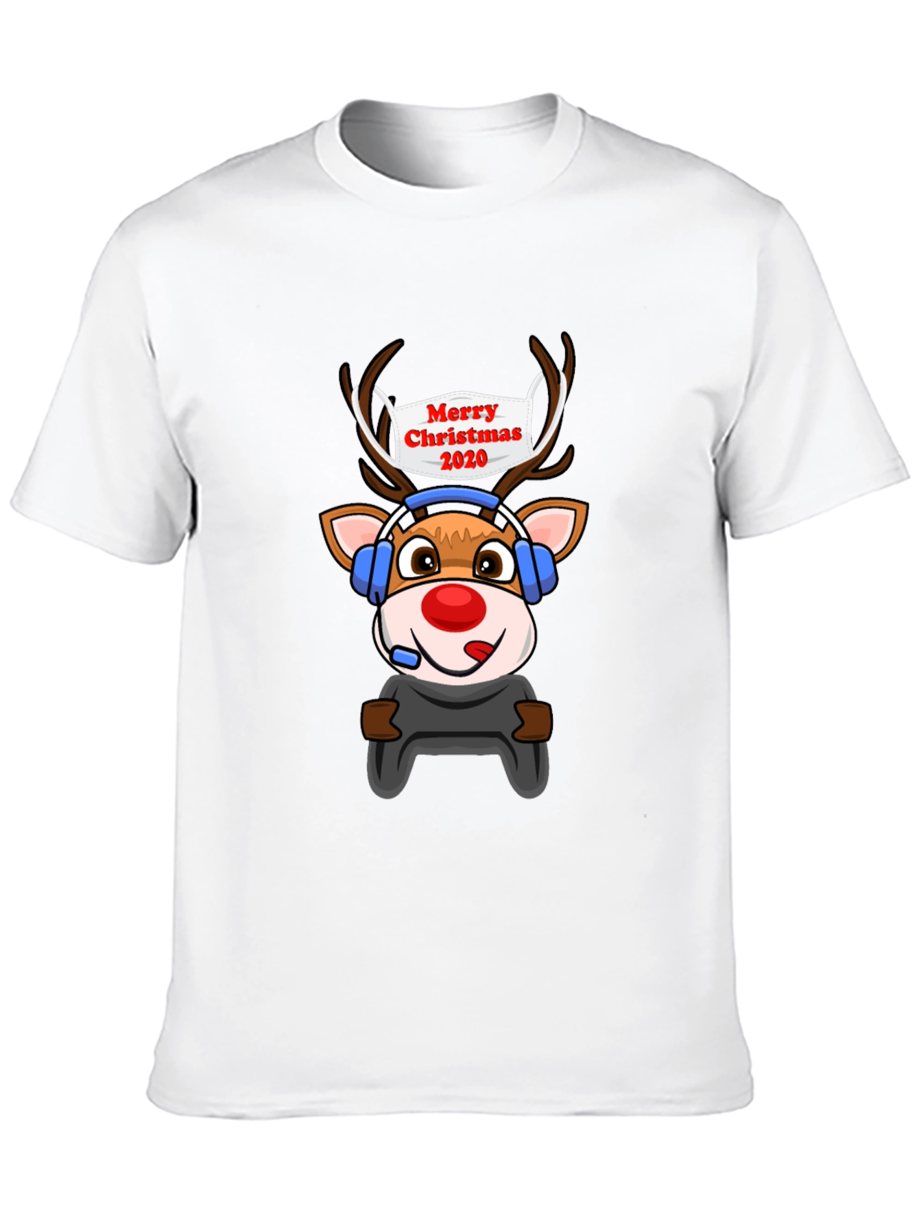 Merry Christmas 2020 Gaming Reindeer T-Shirt