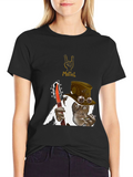 Steampunk Monkey Guitarist T-Shirt