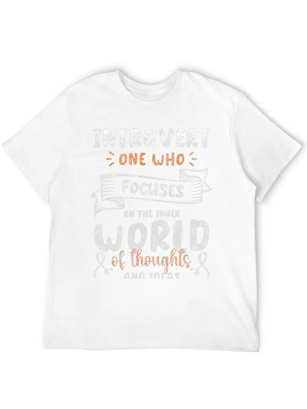 Introvert Focus T-Shirt - Inner World Thoughts Tee