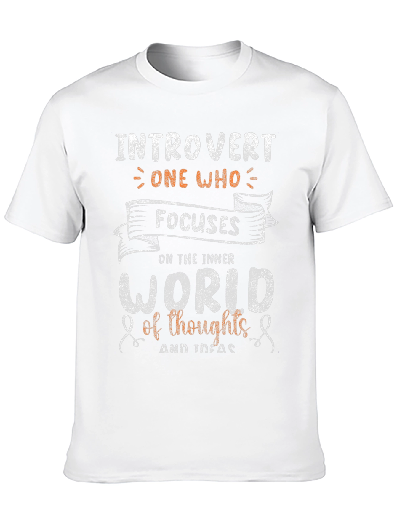 Introvert Focus T-Shirt - Inner World Thoughts Tee