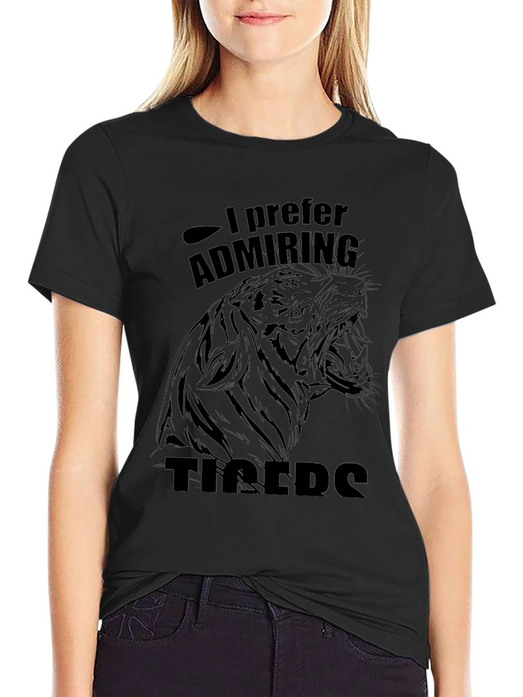 I Prefer Admiring Tigers Graphic Tee