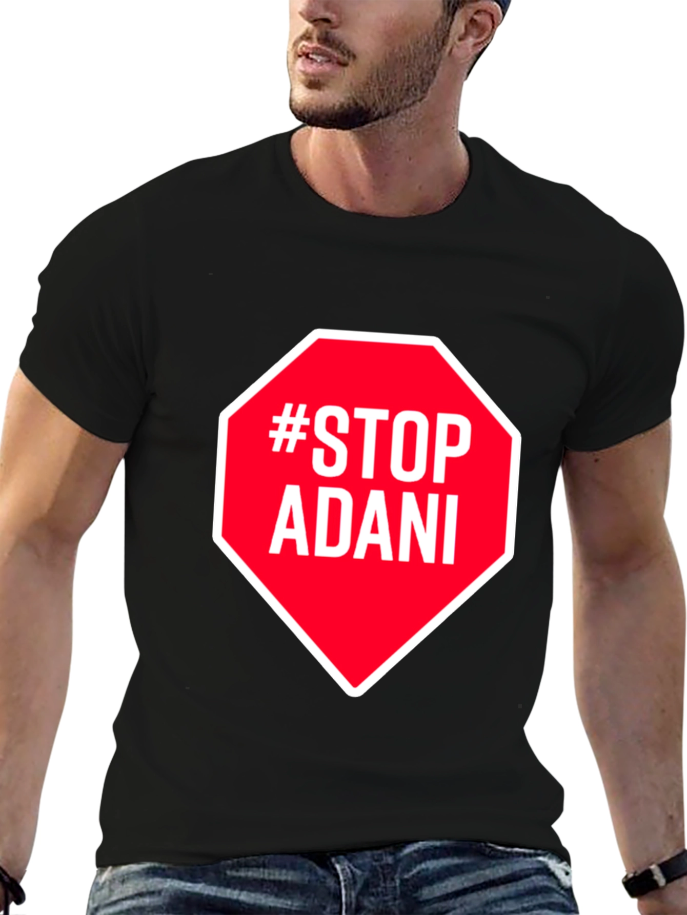 Stop Adani Activist Graphic Tee - Protest T-Shirt
