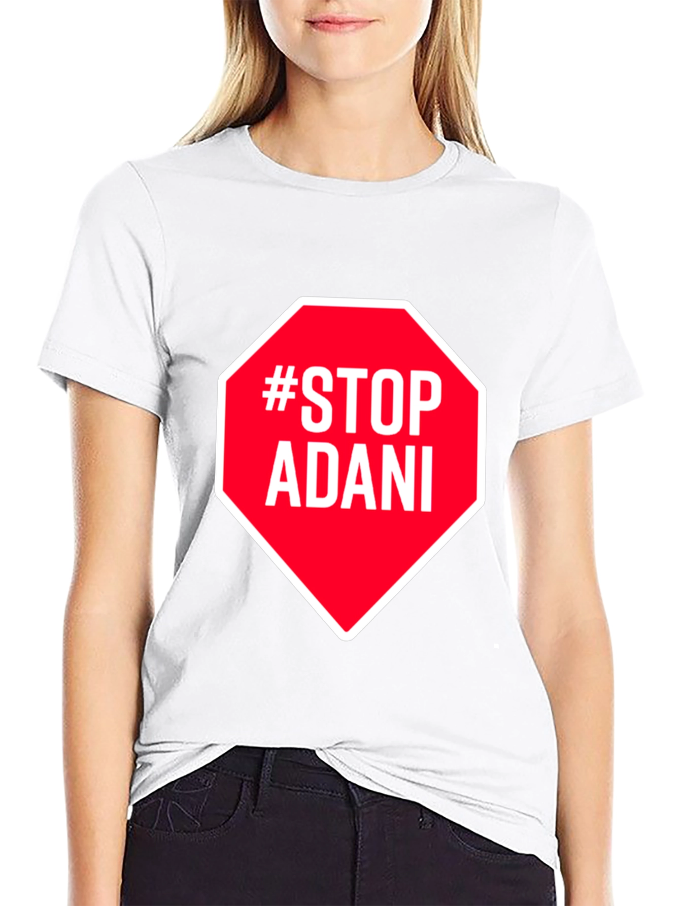 Stop Adani Activist Graphic Tee - Protest T-Shirt