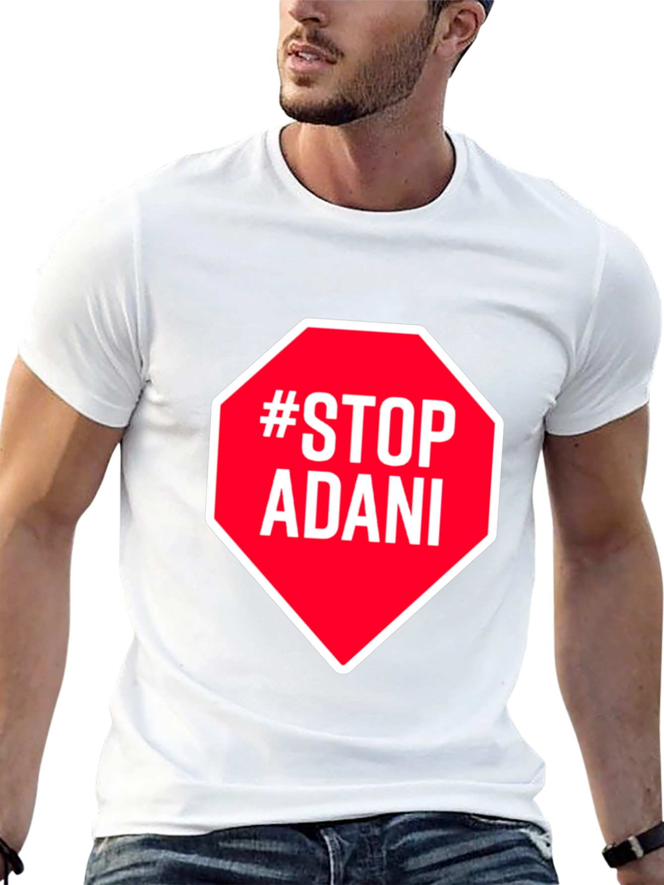 Stop Adani Activist Graphic Tee - Protest T-Shirt