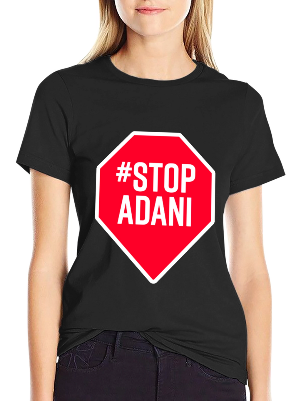 Stop Adani Activist Graphic Tee - Protest T-Shirt