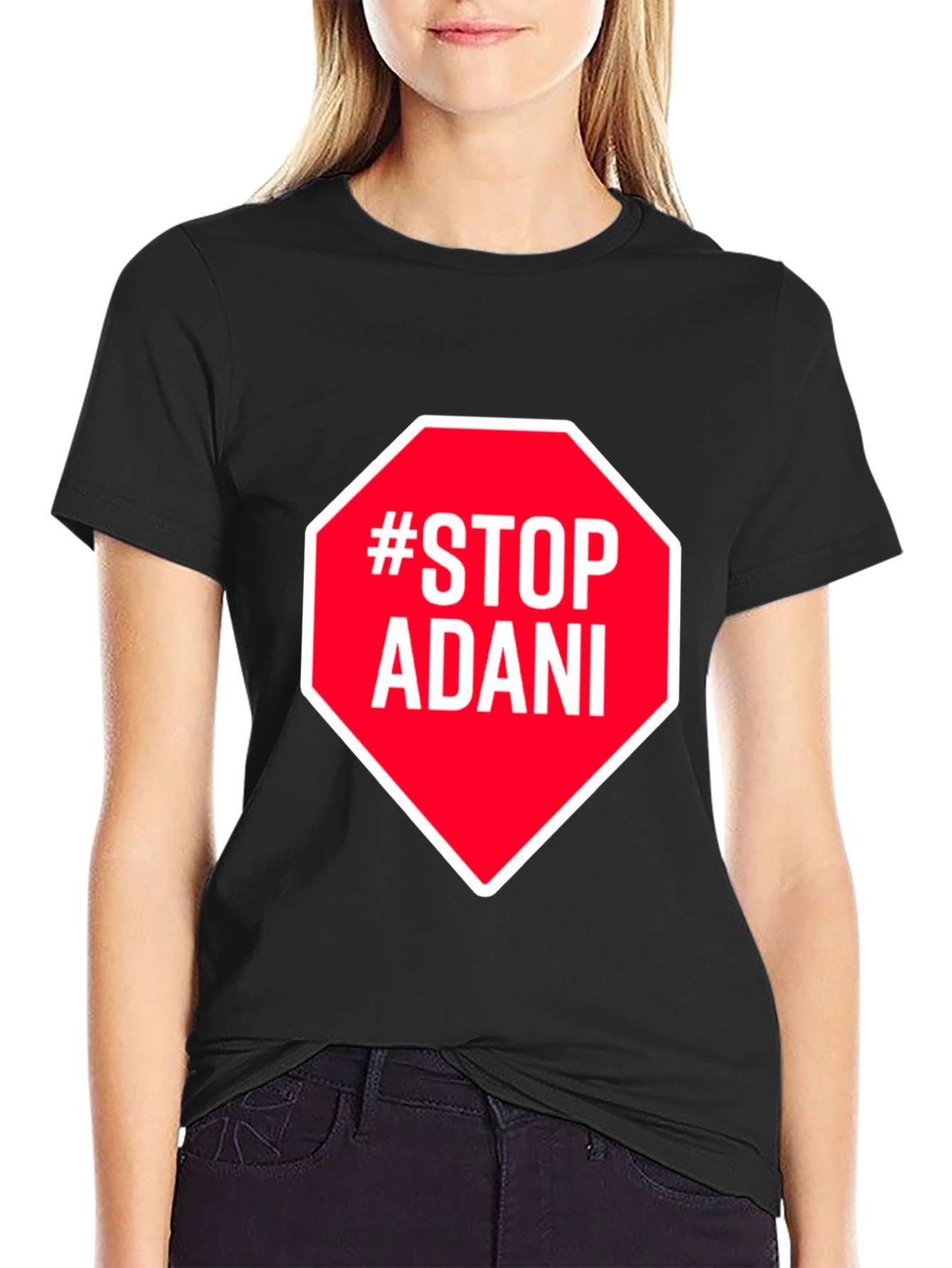 Stop Adani Activist Graphic Tee - Protest T-Shirt