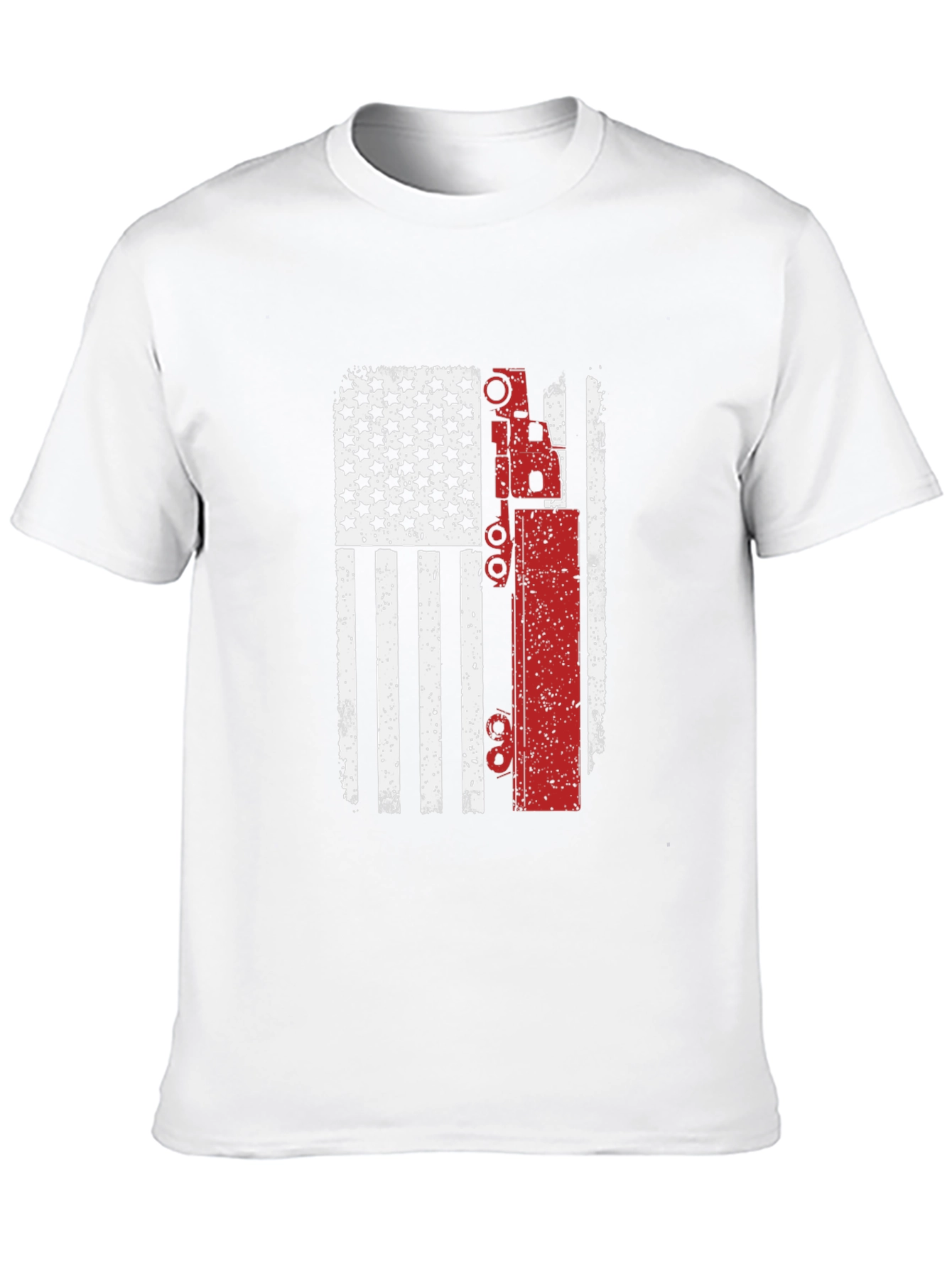 USA Flag Oilfield Worker T-Shirt
