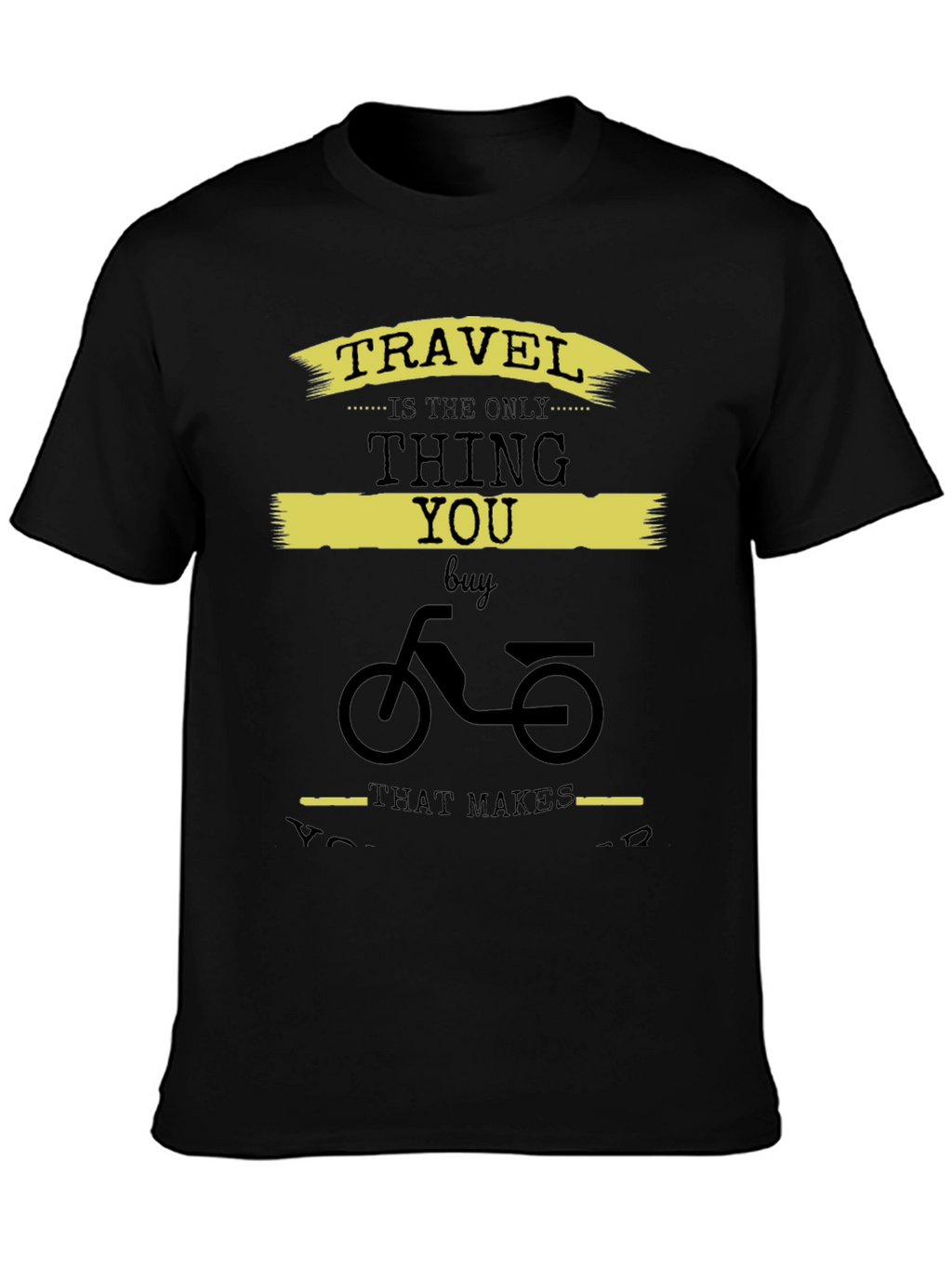 Travel Themed Graphic Print T-Shirt