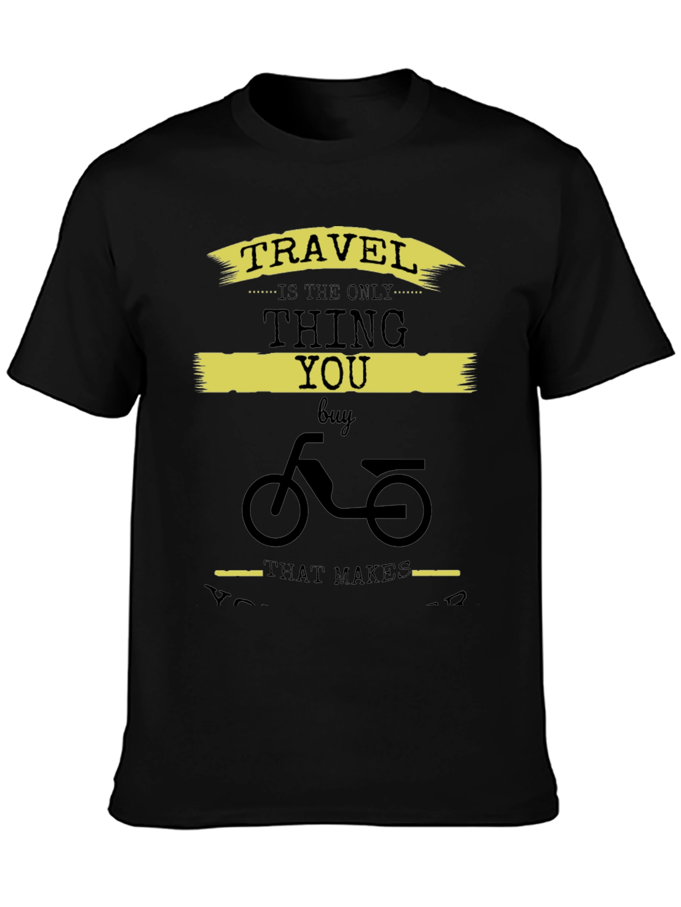 Travel Themed Graphic Print T-Shirt